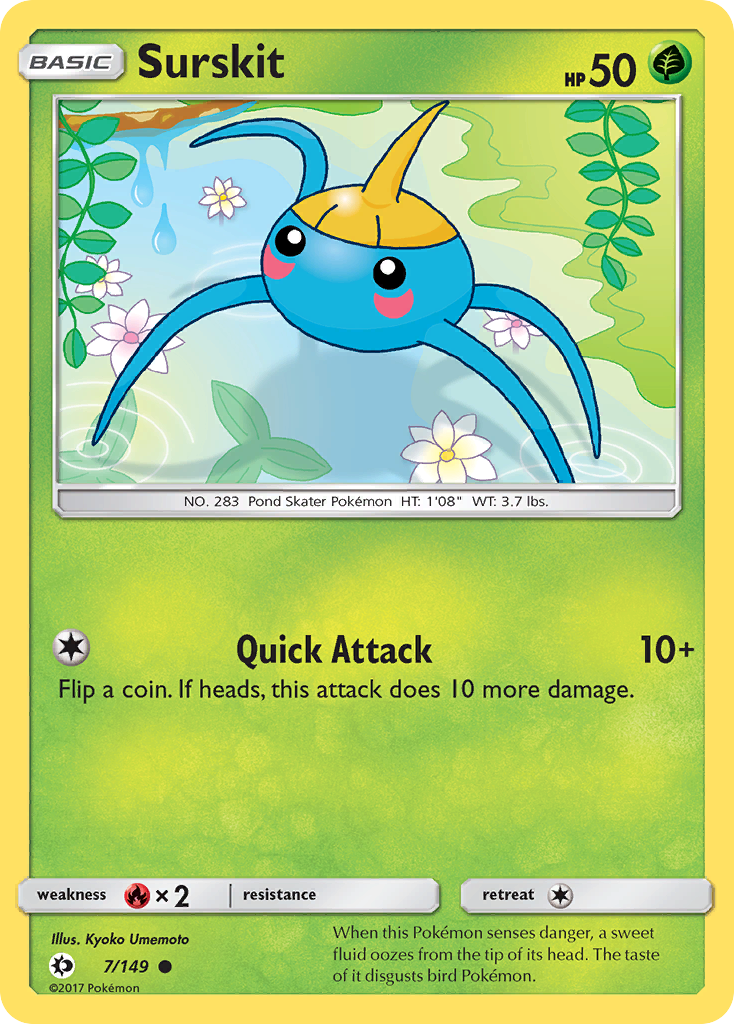 Surskit - 7/149 - Sun & Moon SM1 - Common