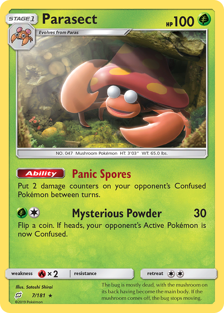 Parasect - 7/181 - Team Up SM9 - Rare