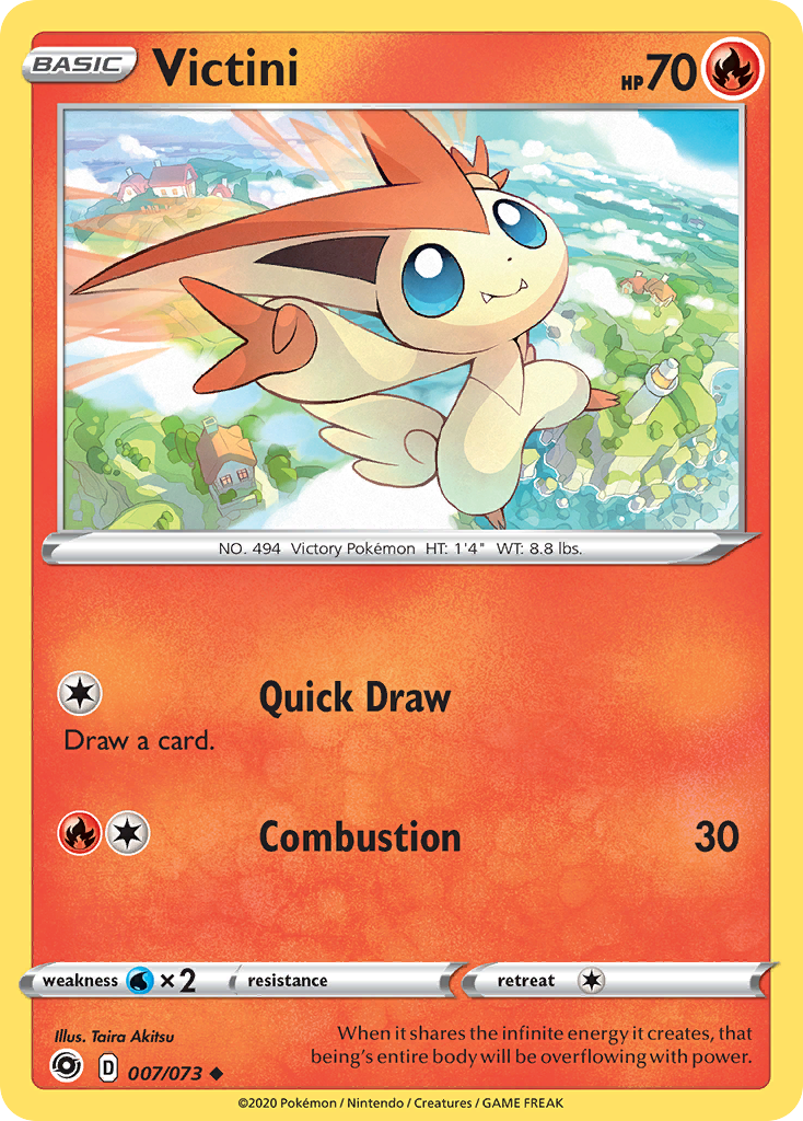 Victini - 7/73 - Champion's Path SWSH35 - Uncommon