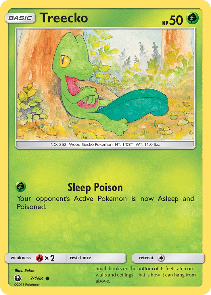 Treecko - 7/168 - Celestial Storm SM7 - Common