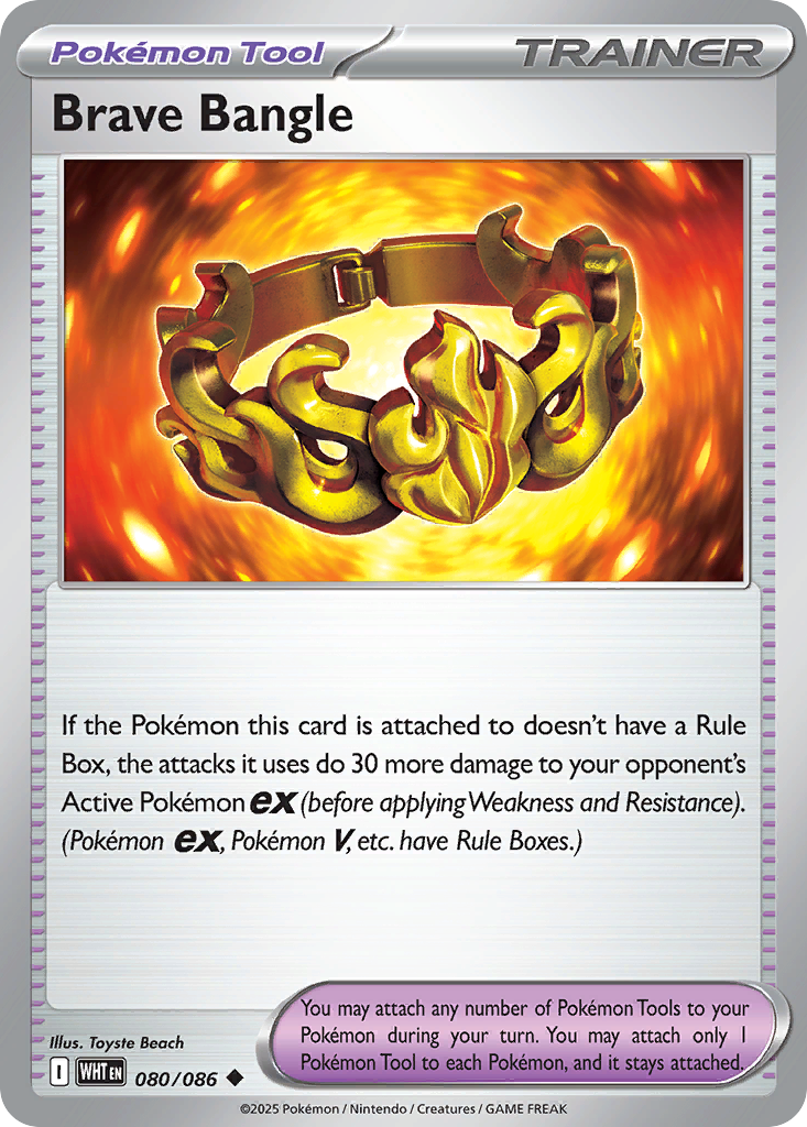 Brave Bangle - 80/86 - White Flare RSV10PT5 - Uncommon