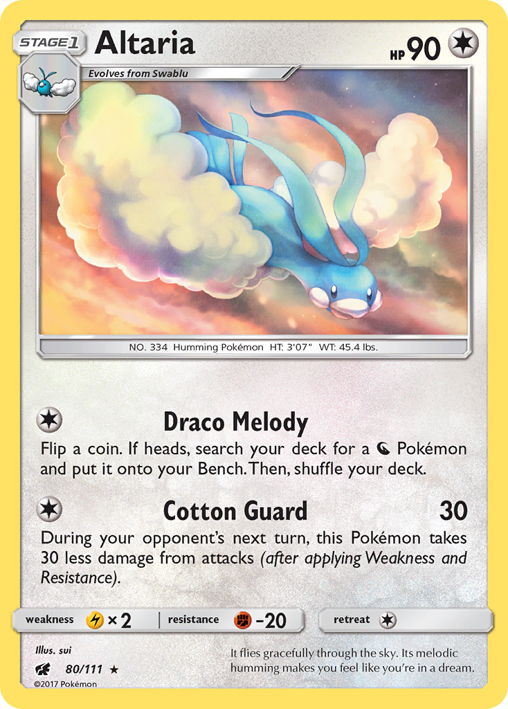 Altaria - 80/111 - Crimson Invasion SM4 - Rare