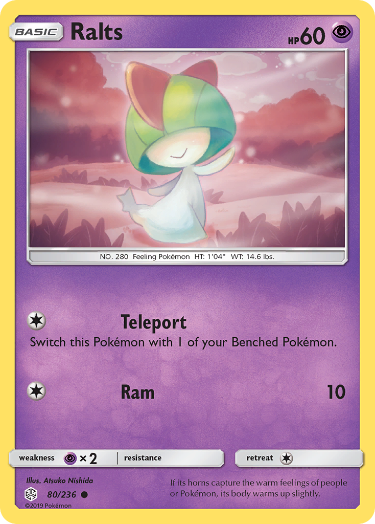 Ralts - 80/236 - Cosmic Eclipse SM12 - Common