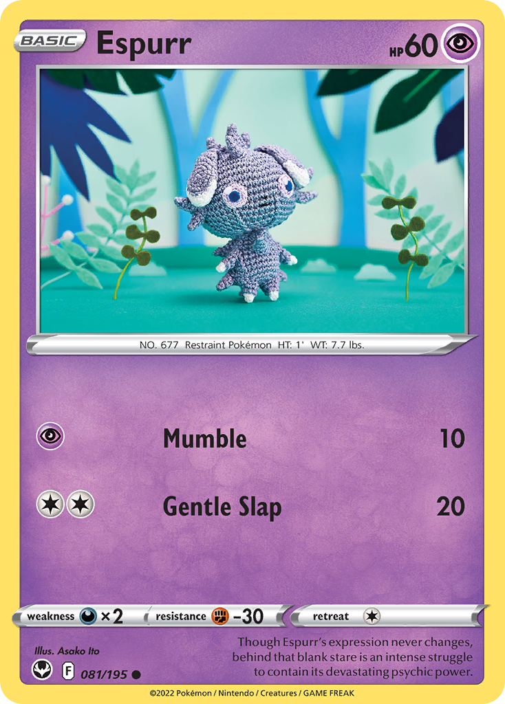 Espurr - 81/195 - Silver Tempest SWSH12 - Common