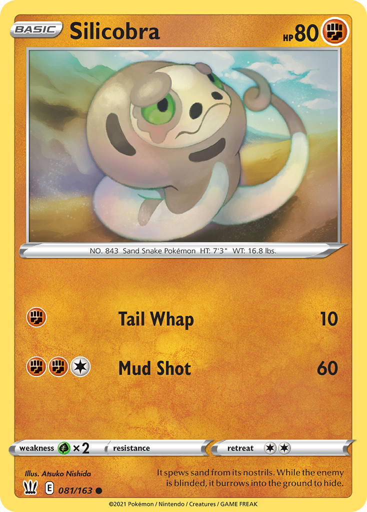 Silicobra - 81/163 - Battle Styles SWSH5 - Common