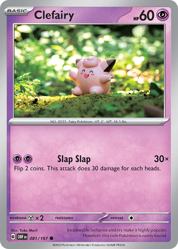 Clefairy - 81/197 - Obsidian Flames SV3 - Common