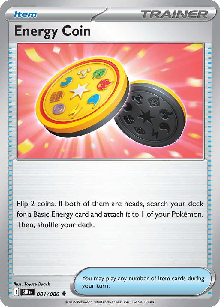 Energy Coin - 81/86 - Black Bolt ZSV10PT5 - Uncommon