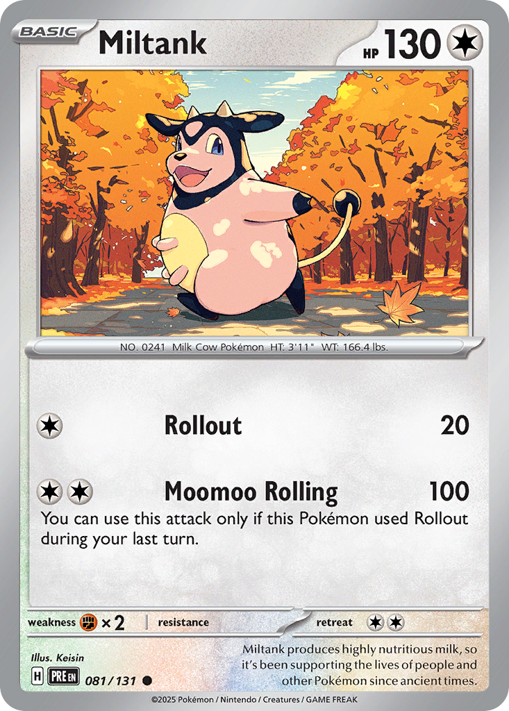 Miltank - 81/131 - Prismatic Evolutions SV8PT5 - Common