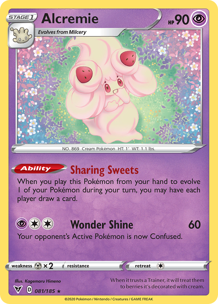 Alcremie - 81/185 - Vivid Voltage SWSH4 - Rare