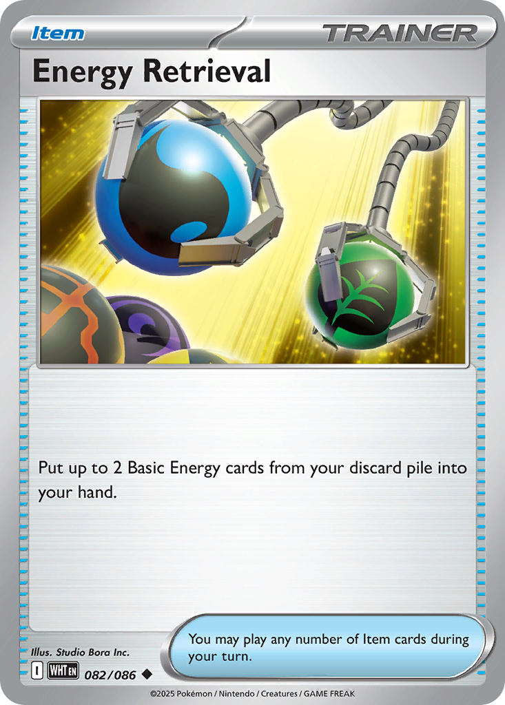 Energy Retrieval - 82/86 - White Flare RSV10PT5 - Uncommon