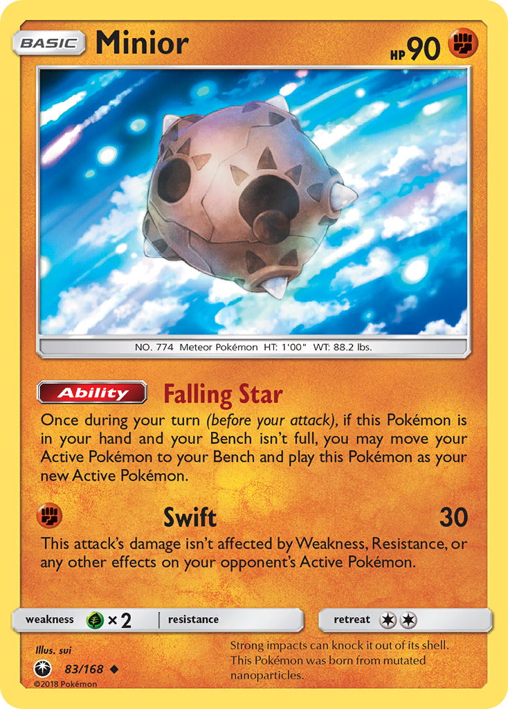 Minior - 83/168 - Celestial Storm SM7 - Uncommon