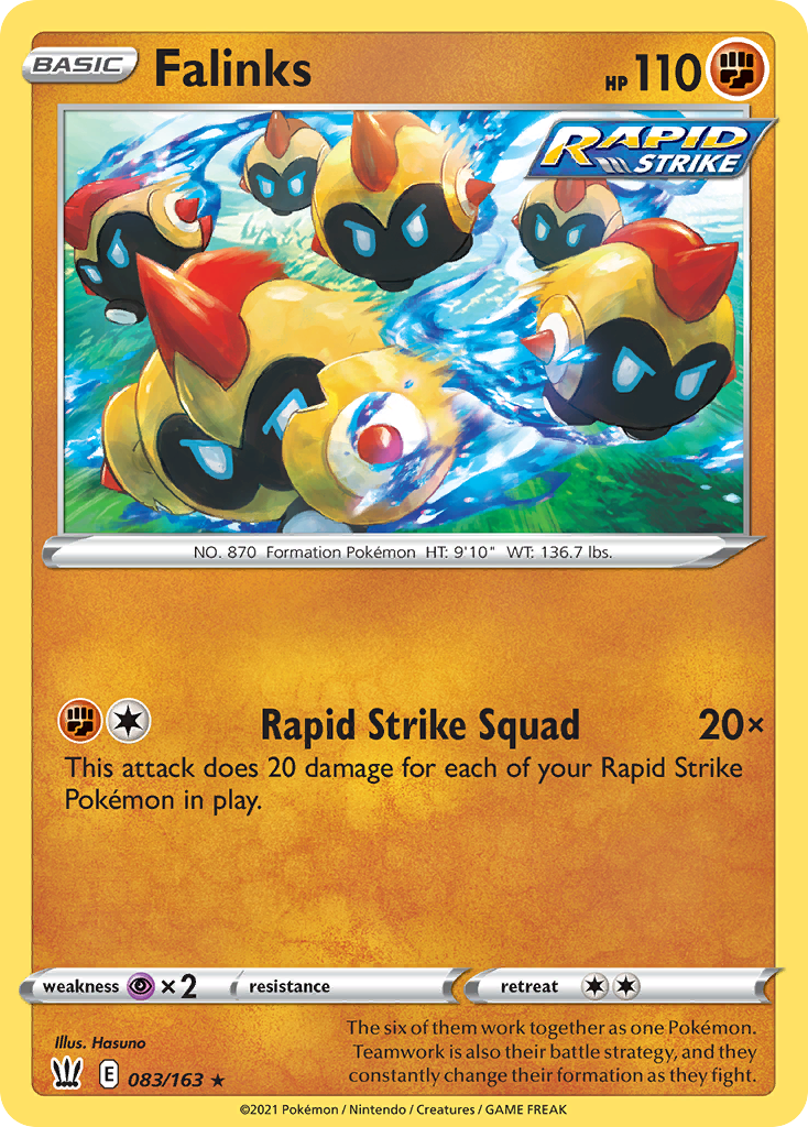 Falinks - 83/163 - Battle Styles SWSH5 - Rare
