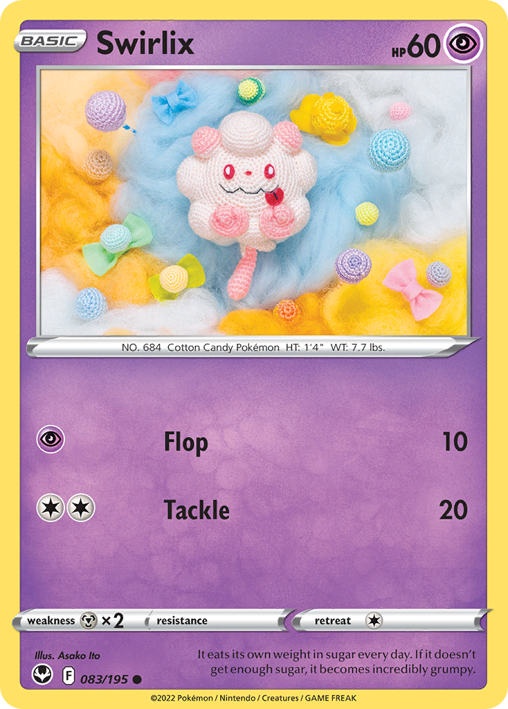 Swirlix - 83/195 - Silver Tempest SWSH12 - Common
