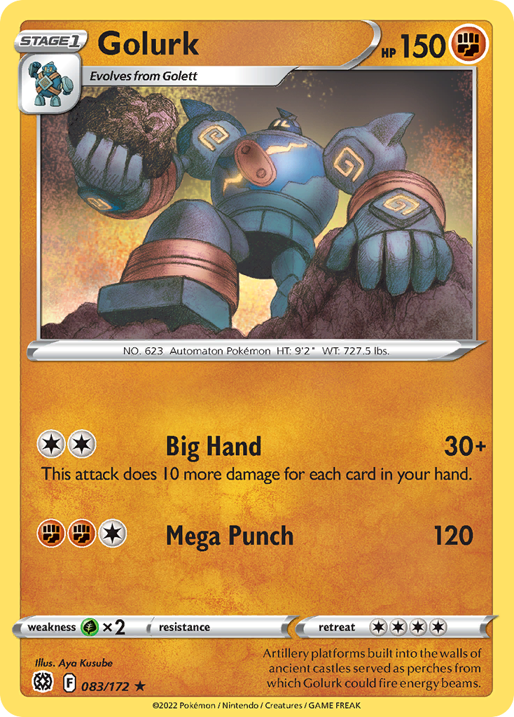 Golurk - 83/172 - Brilliant Stars SWSH9 - Rare