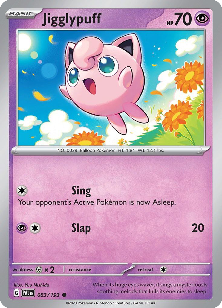Jigglypuff - 83/193 - Paldea Evolved SV2 - Common