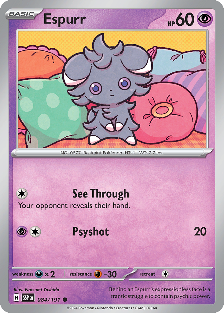 Espurr - 84/191 - Surging Sparks SV8 - Common