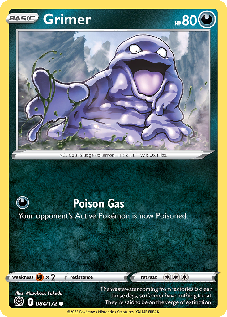 Grimer - 84/172 - Brilliant Stars SWSH9 - Common