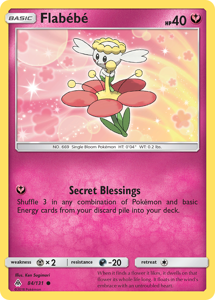 Flabébé - 84/131 - Forbidden Light SM6 - Common