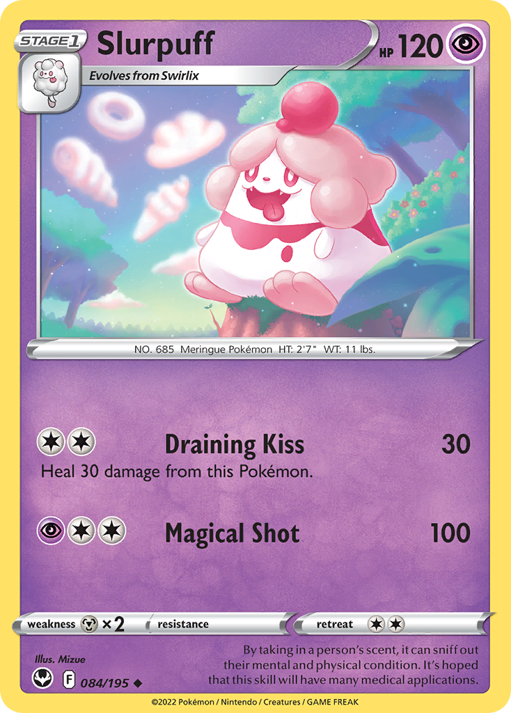 Slurpuff - 84/195 - Silver Tempest SWSH12 - Uncommon