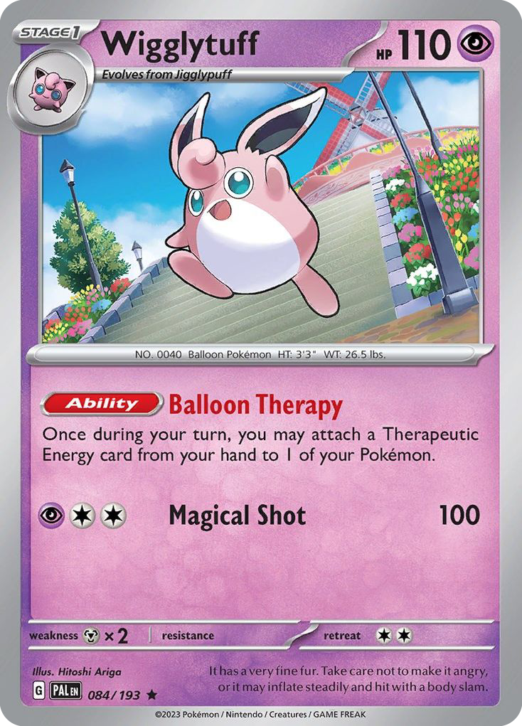 Wigglytuff - 84/193 - Paldea Evolved SV2 - Rare