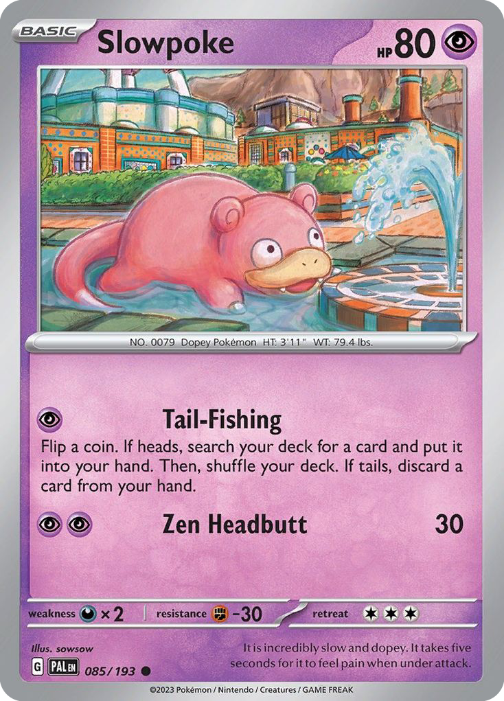 Slowpoke - 85/193 - Paldea Evolved SV2 - Common