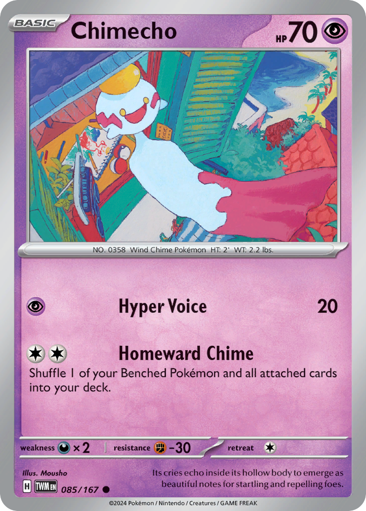 Chimecho - 85/167 - Twilight Masquerade SV6 - Common