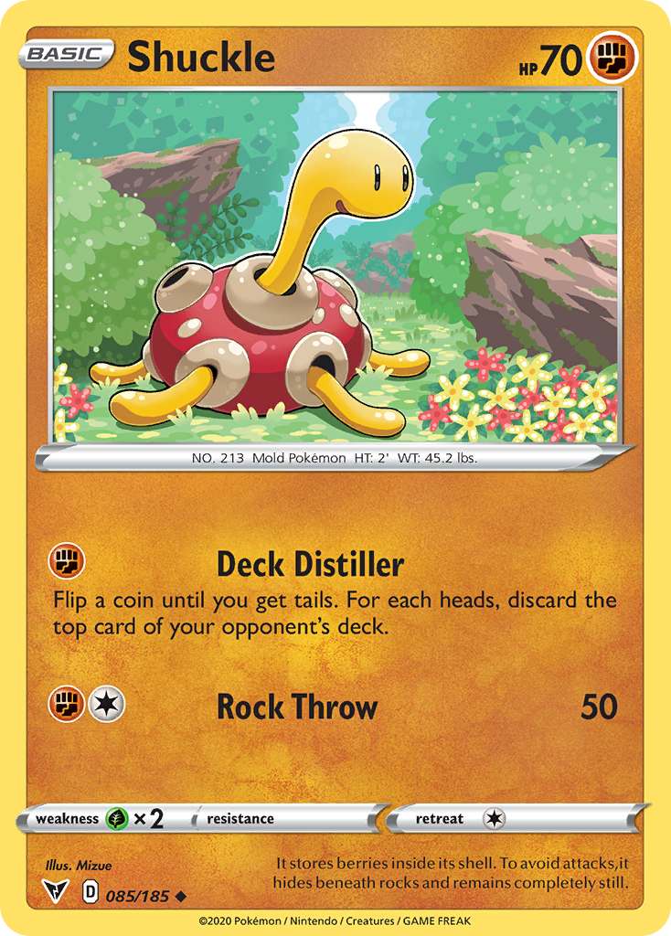 Shuckle - 85/185 - Vivid Voltage SWSH4 - Uncommon