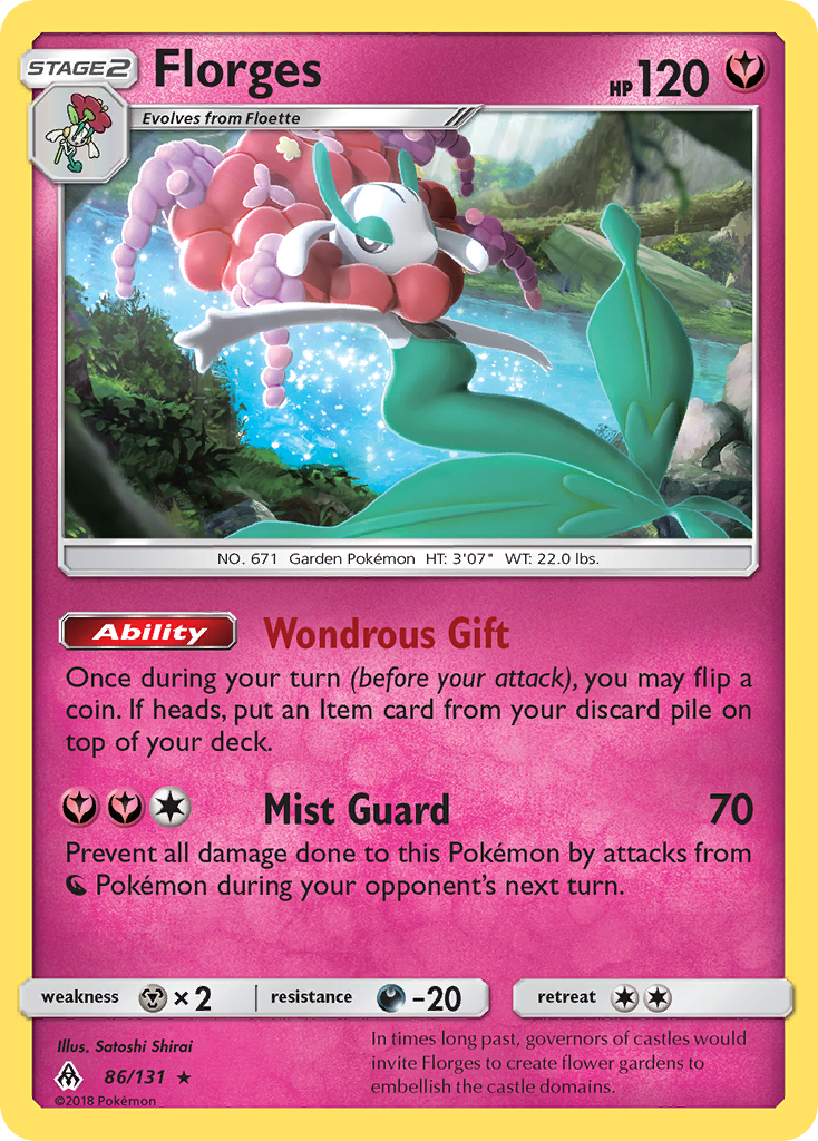 Florges - 86/131 - Forbidden Light SM6 - Rare