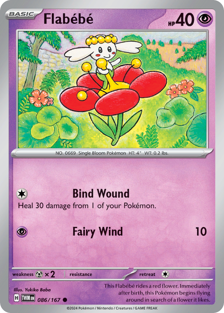Flabébé - 86/167 - Twilight Masquerade SV6 - Common