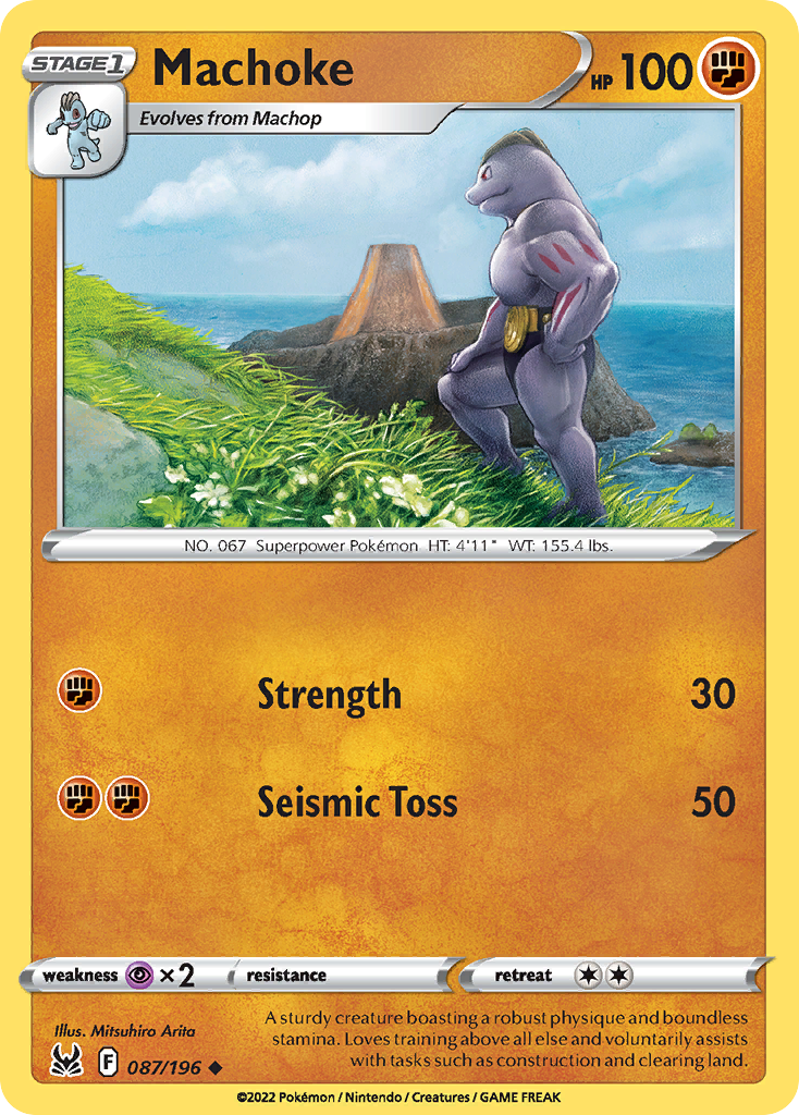 Machoke - 87/196 - Lost Origin SWSH11 - Uncommon