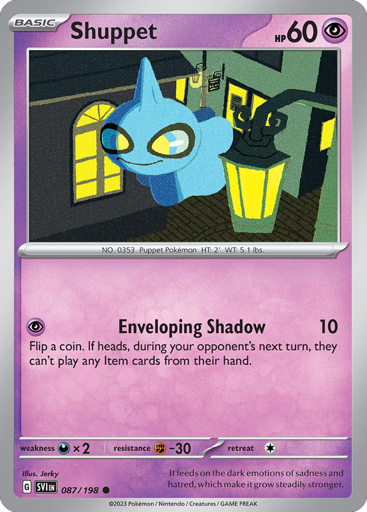 Shuppet - 87/198 - Scarlet & Violet SV1 - Common