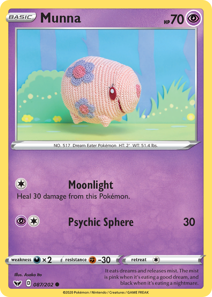 Munna - 87/202 - Sword & Shield SWSH1 - Common