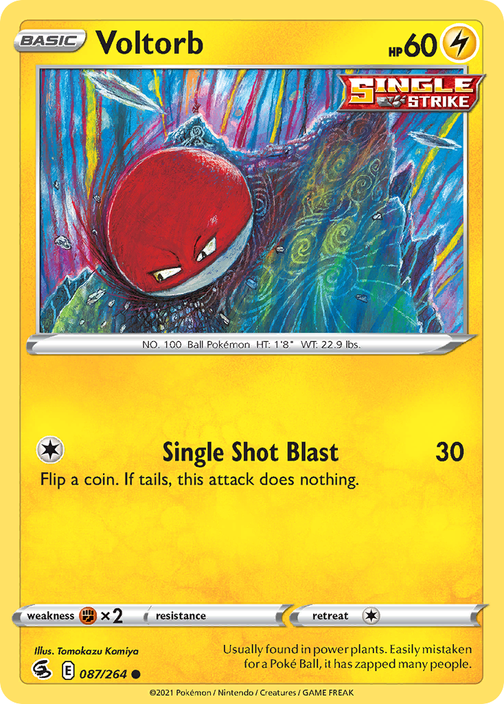 Voltorb - 87/264 - Fusion Strike SWSH8 - Common