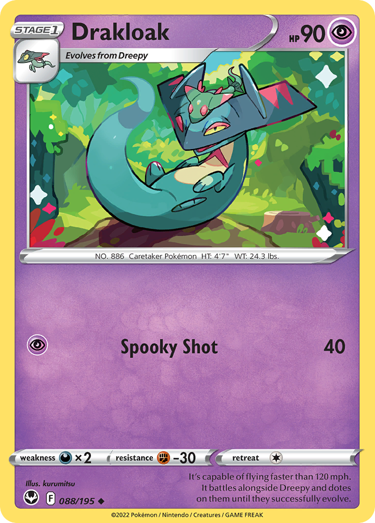 Drakloak - 88/195 - Silver Tempest SWSH12 - Uncommon