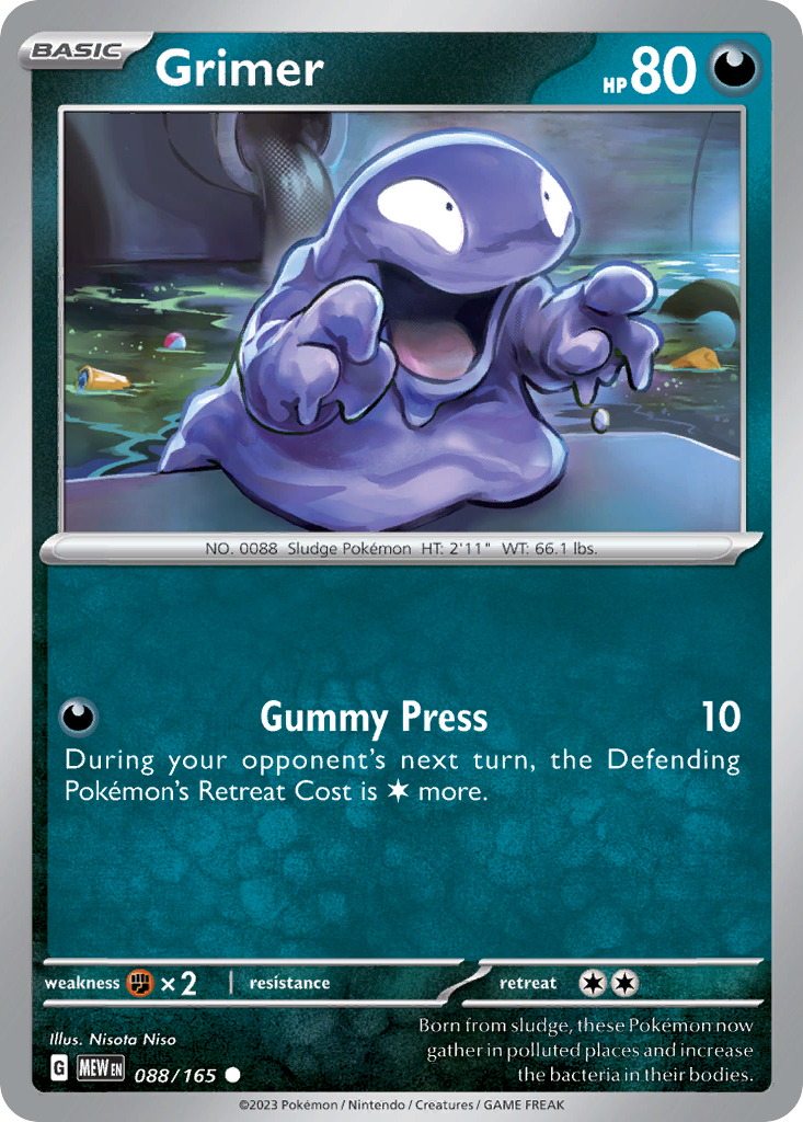 Grimer - 88/165 - 151 SV3PT5 - Common