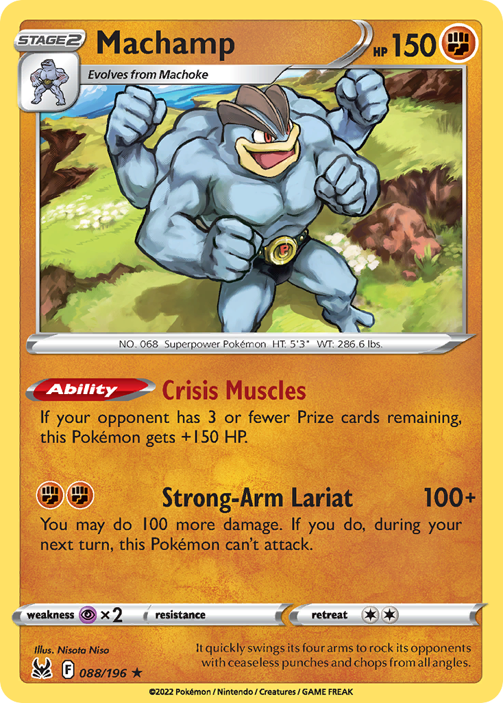 Machamp - 88/196 - Lost Origin SWSH11 - Rare Holo