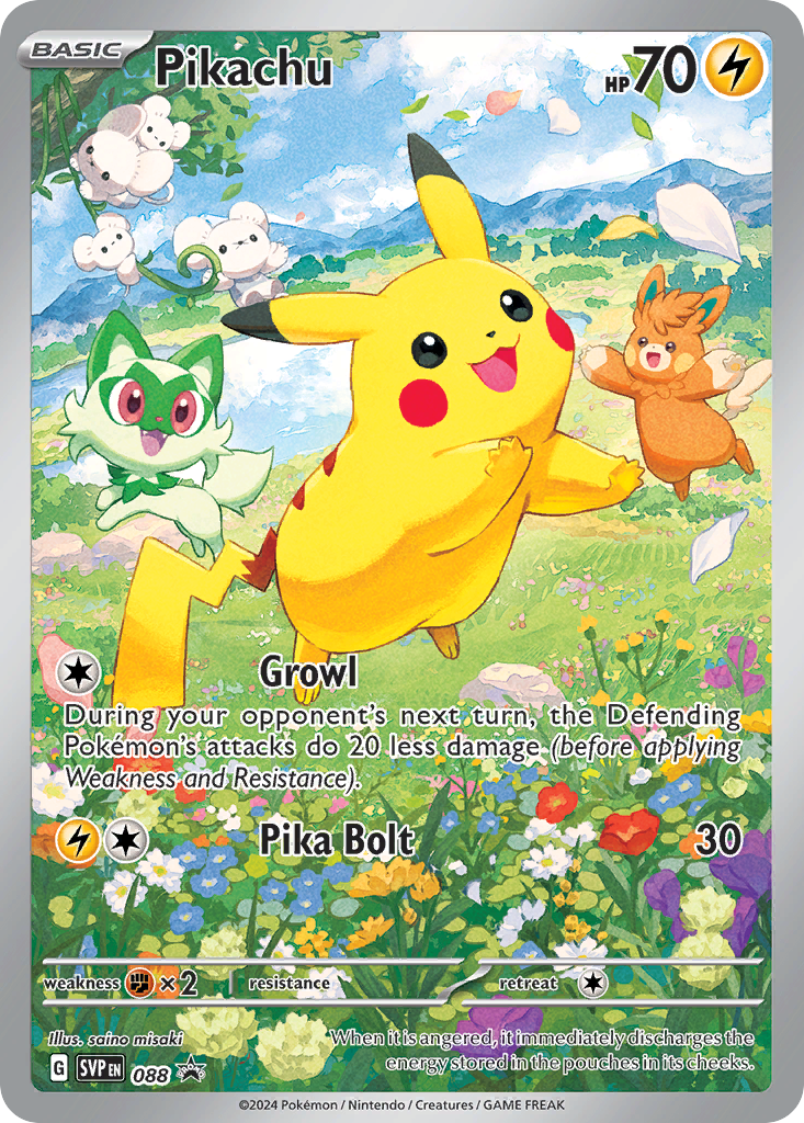 Pikachu - 88/215 - Scarlet & Violet Black Star Promos SVP - Promo