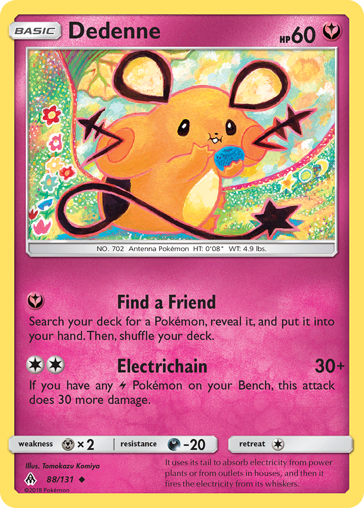 Dedenne - 88/131 - Forbidden Light SM6 - Uncommon