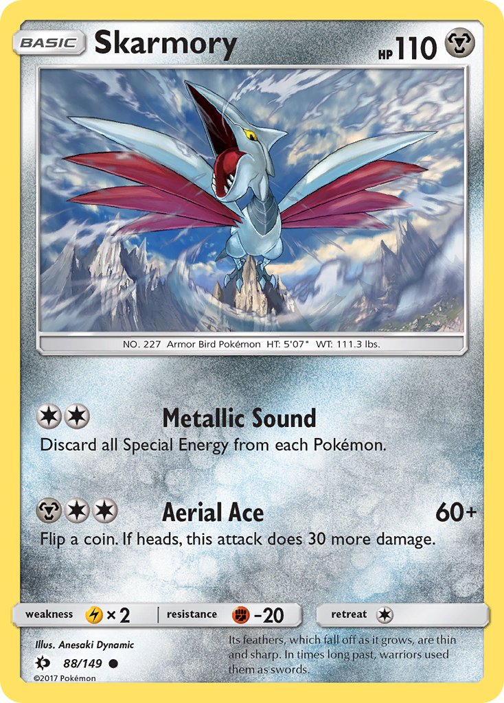 Skarmory - 88/149 - Sun & Moon SM1 - Common