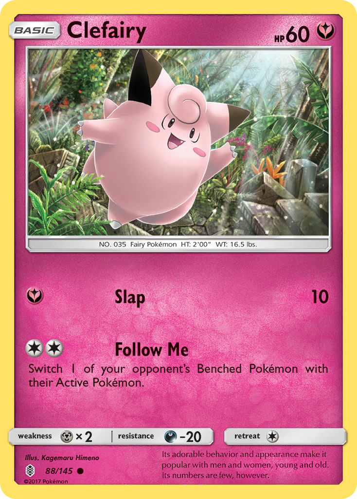 Clefairy - 88/145 - Guardians Rising SM2 - Common