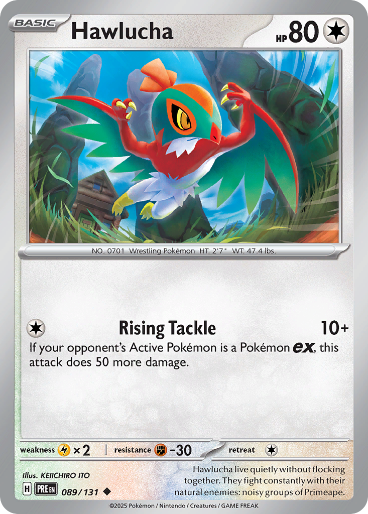 Hawlucha - 89/131 - Prismatic Evolutions SV8PT5 - Uncommon