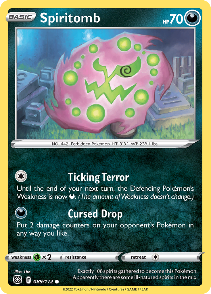 Spiritomb - 89/172 - Brilliant Stars SWSH9 - Common