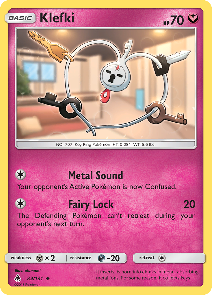 Klefki - 89/131 - Forbidden Light SM6 - Uncommon