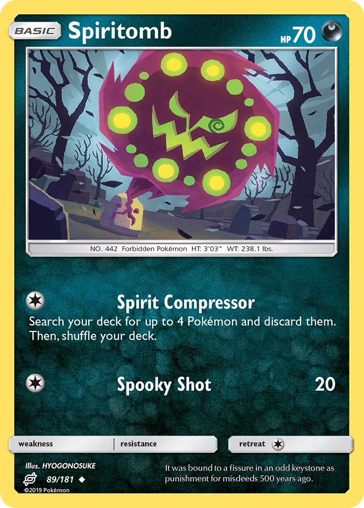 Spiritomb - 89/181 - Team Up SM9 - Uncommon