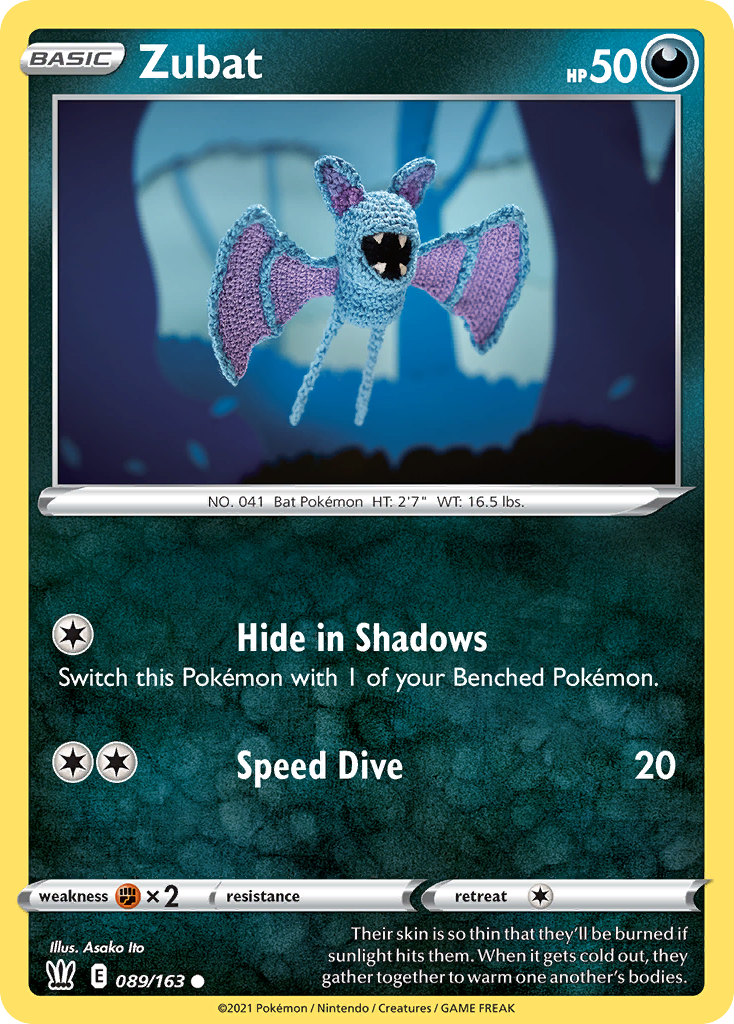 Zubat - 89/163 - Battle Styles SWSH5 - Common