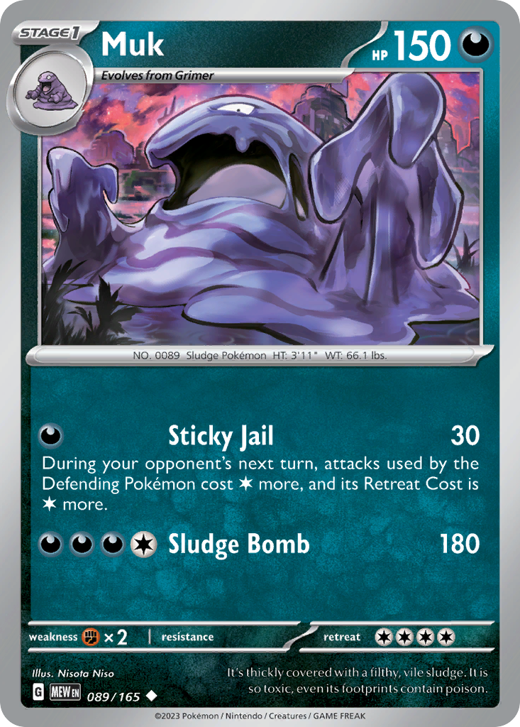 Muk - 89/165 - 151 SV3PT5 - Uncommon
