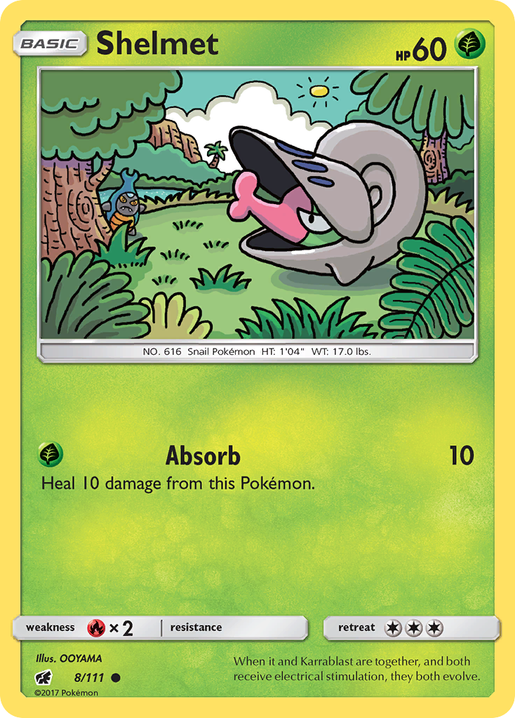 Shelmet - 8/111 - Crimson Invasion SM4 - Common