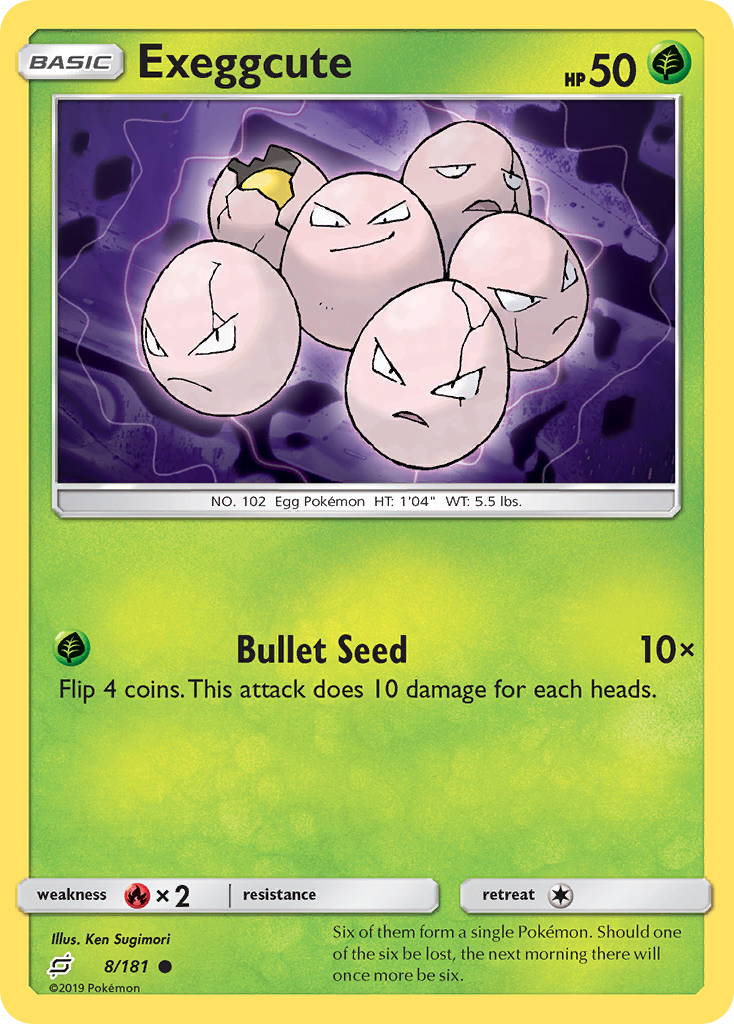 Exeggcute - 8/181 - Team Up SM9 - Common