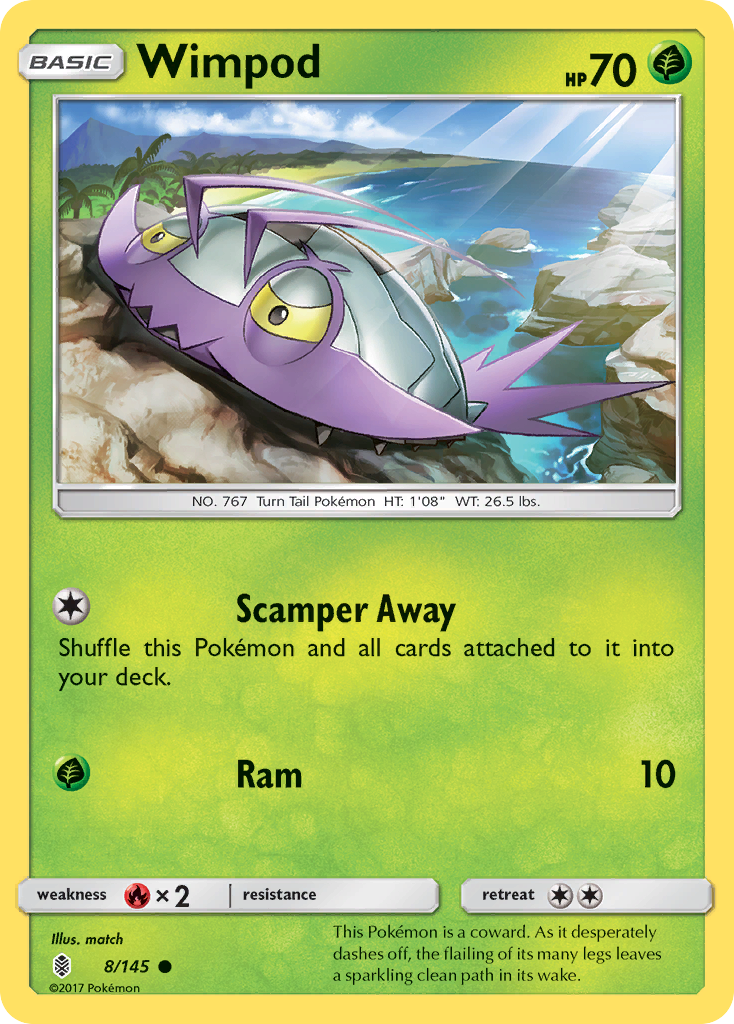 Wimpod - 8/145 - Guardians Rising SM2 - Common