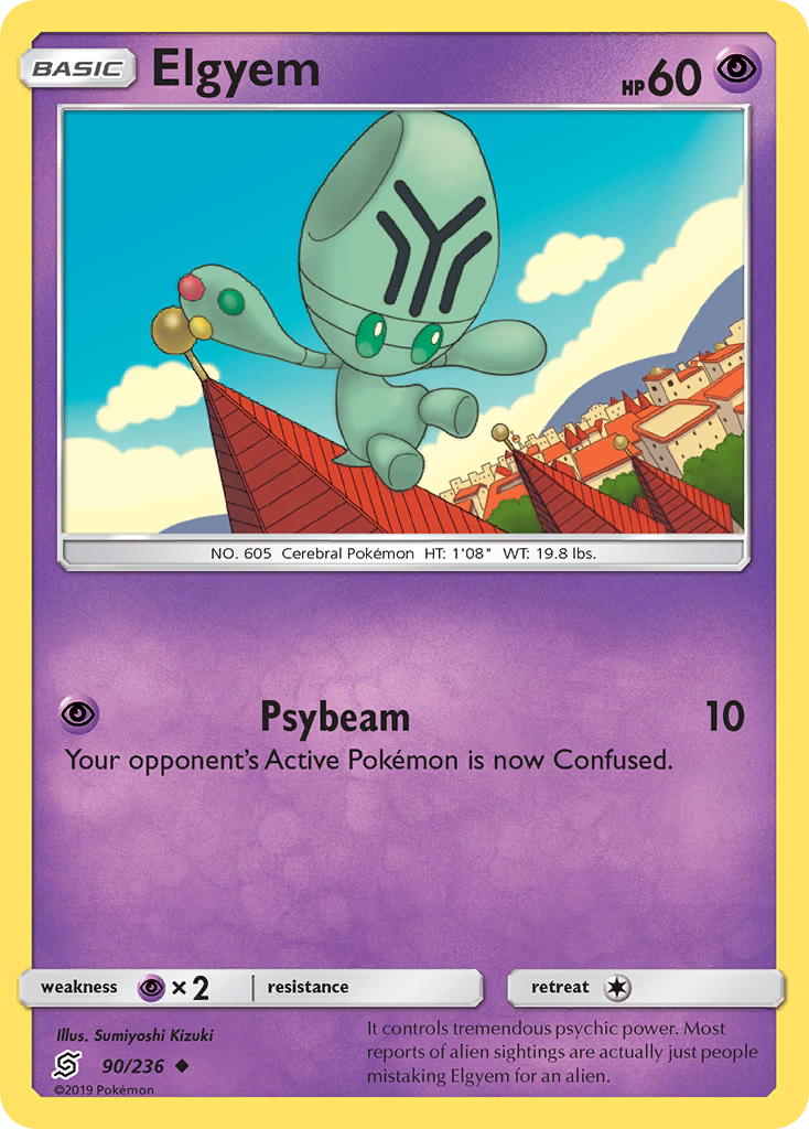 Elgyem - 90/236 - Unified Minds SM11 - Uncommon